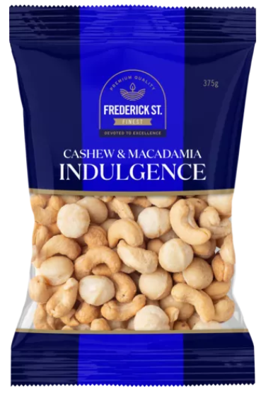 Frederick St Finest Cashew & Macadamia Indulgence 375g