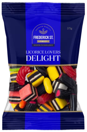 Frederick St Finest Licorice Lovers Delight 375g