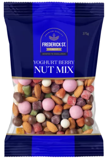 Frederick St Finest Yoghurt Berry Nut Mix 375g