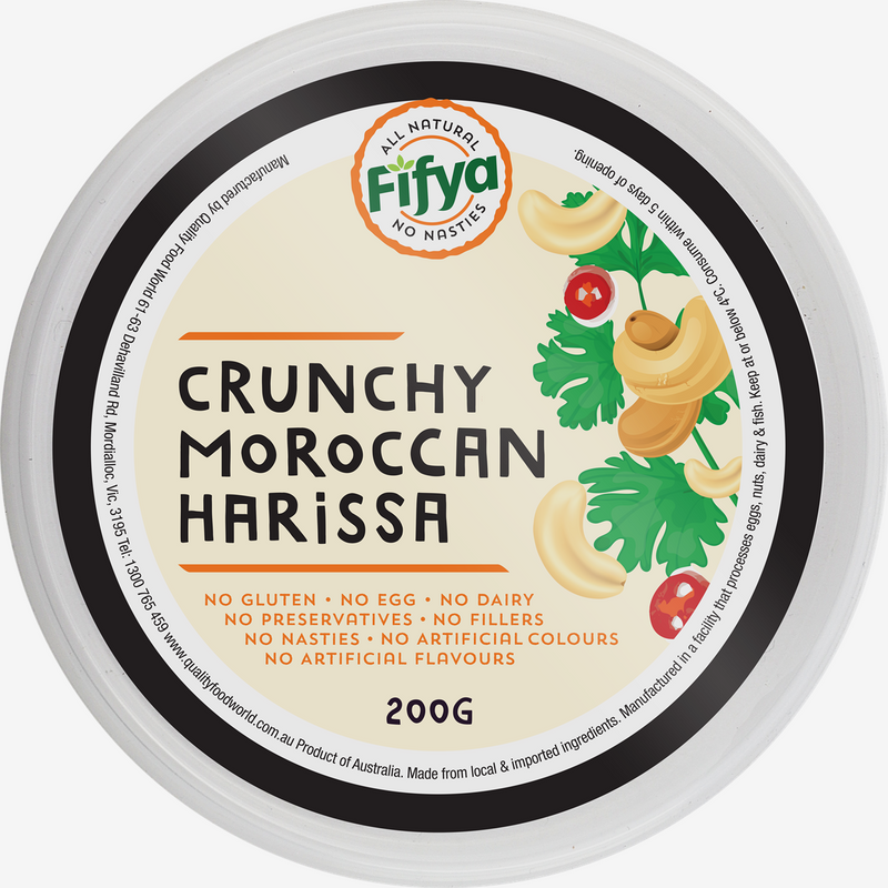 Fifya Crunchy Moroccan Harissa Dip 200g