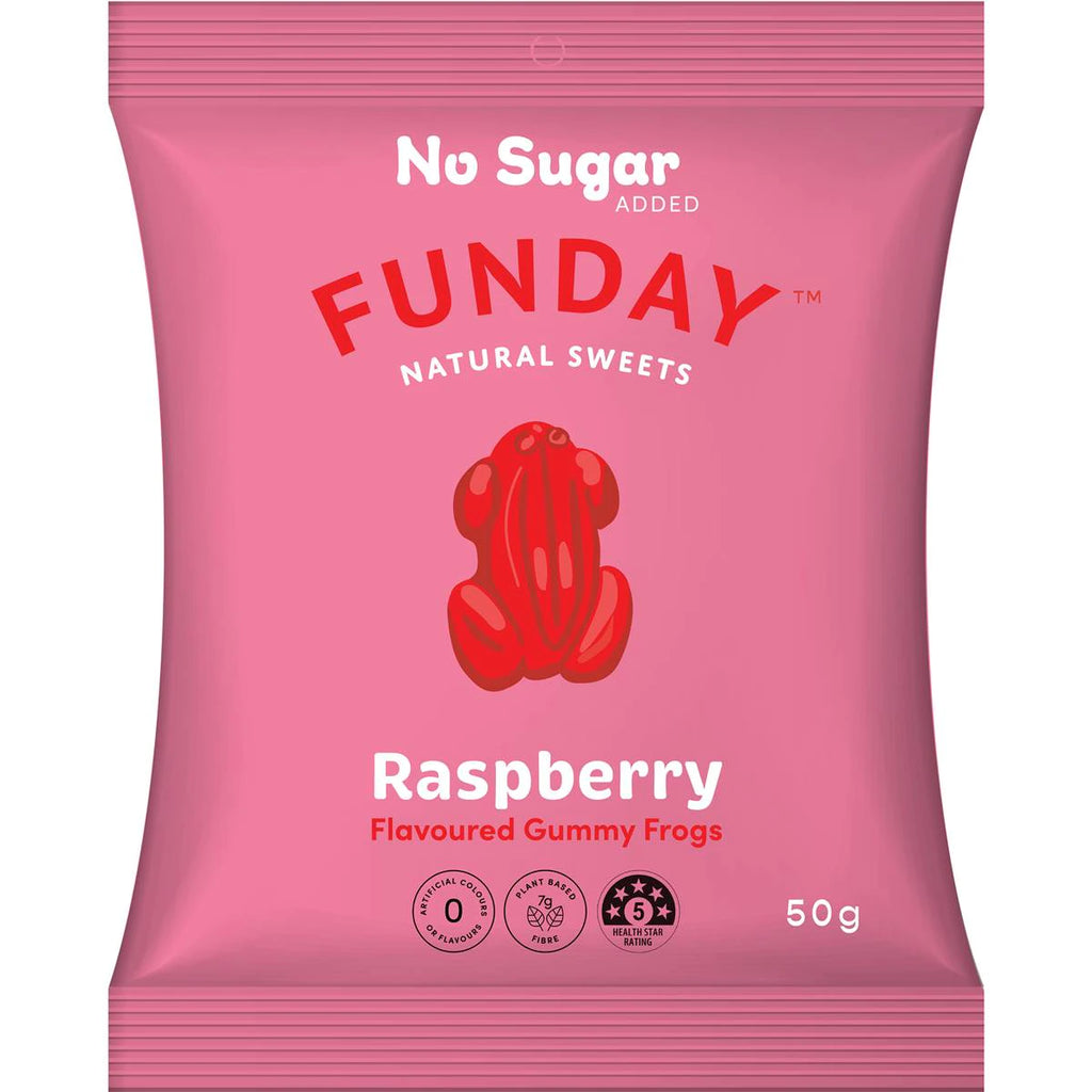 Funday No Sugar Red Frogs 50g