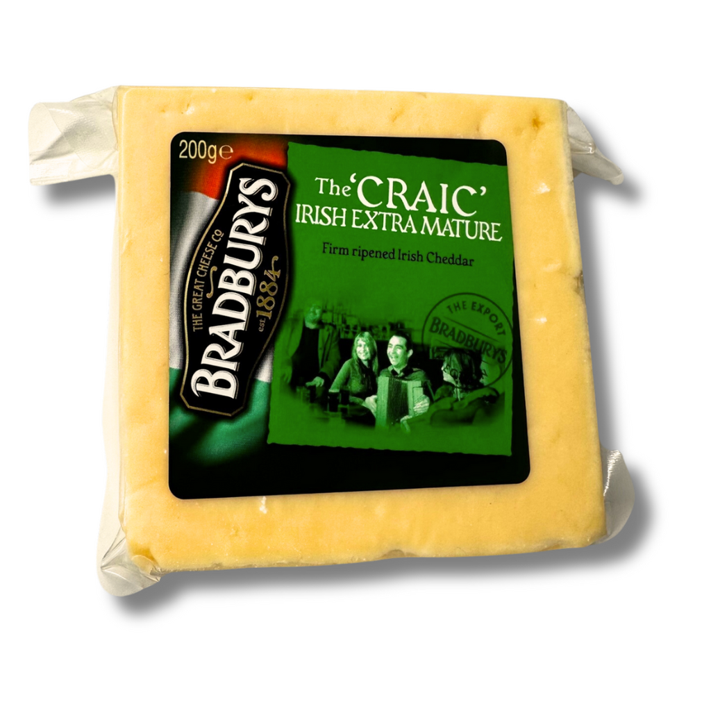 Bradburys Irish Extra Mature Cheddar 200g