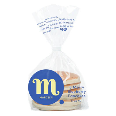 Marcels Blueberry Pancakes 6pk 240g