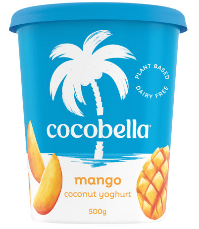 Cocobella Dairy Free Coconut Yoghurt Mango 500g