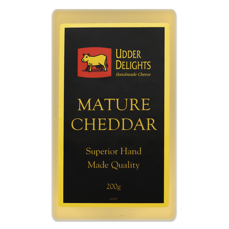 Udder Delights Mature Cheddar 200g