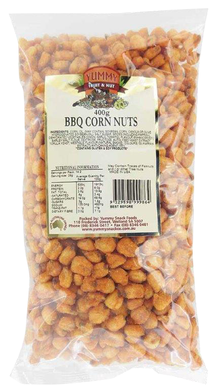 Yummy Snack Corn Nuts BBQ 400g