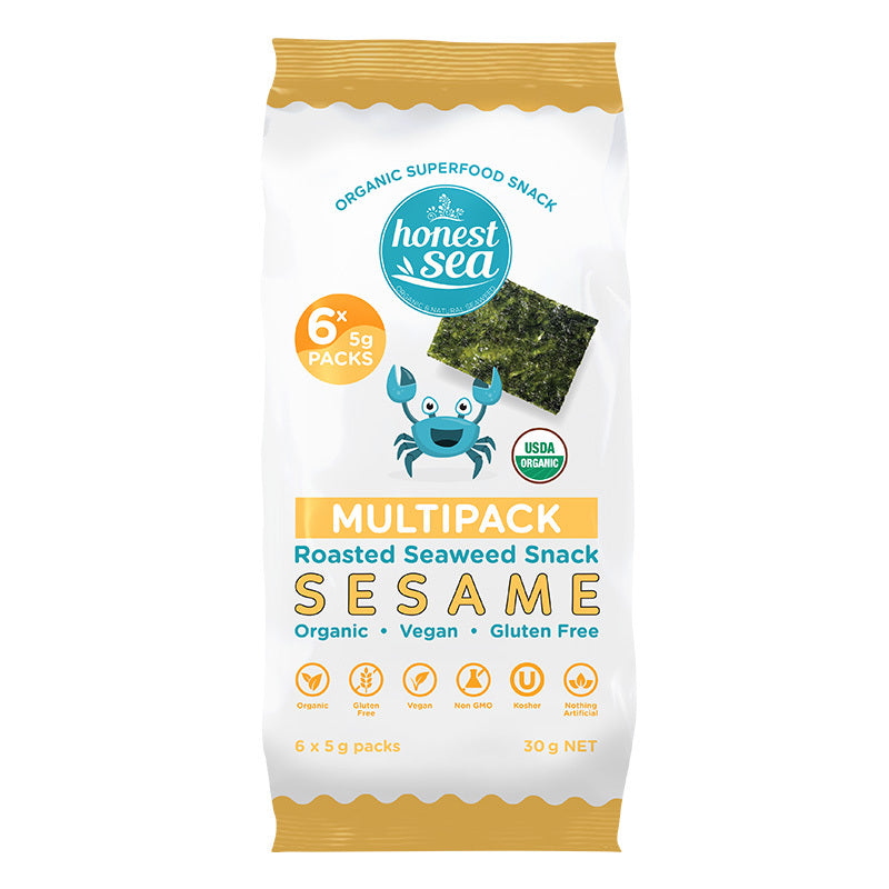 Honest Sea Seaweed - Sesame Multipack 6x5g