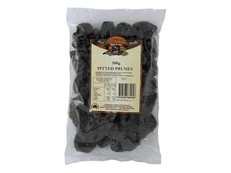 Yummy Snack Pitted Prunes 500g