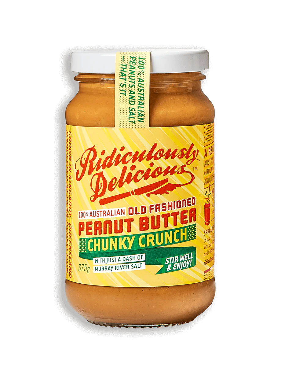 Ridiculously Delicious Peanut Butter Chunky Crunch 375g