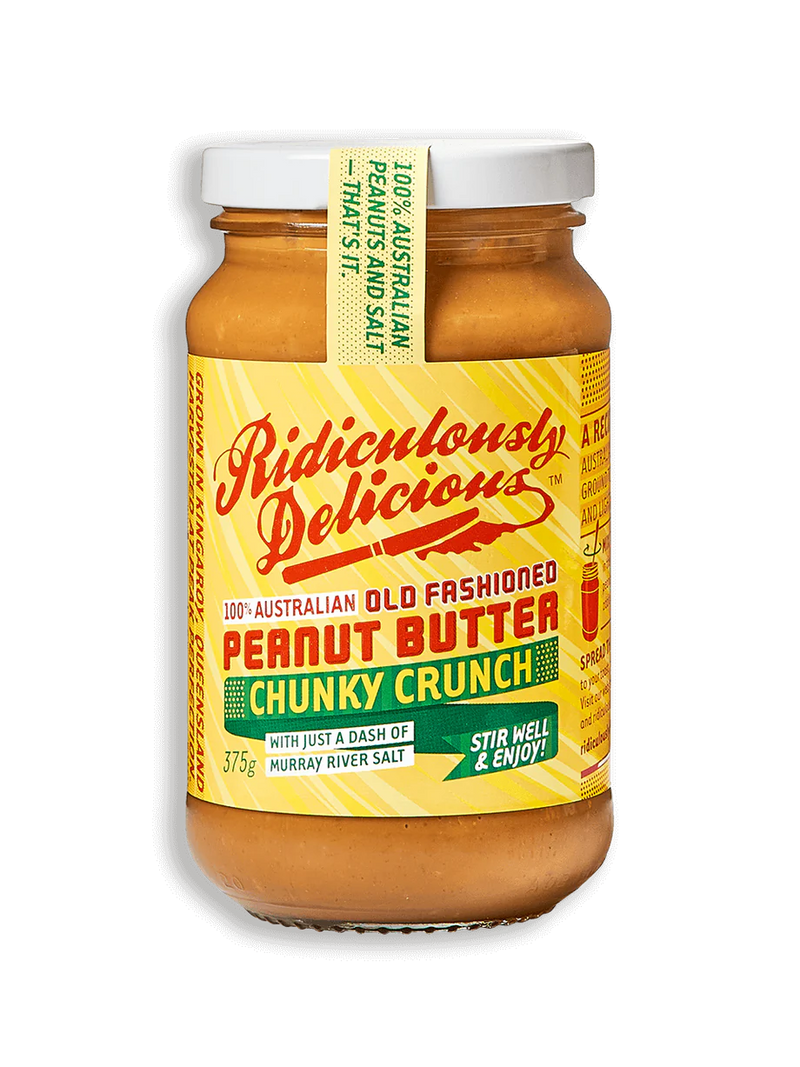 Ridiculously Delicious Peanut Butter Chunky Crunch 375g