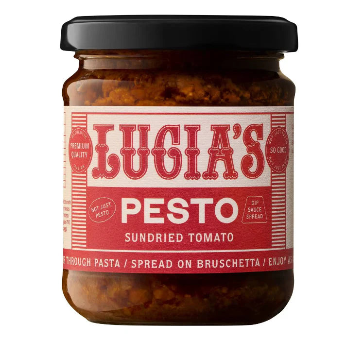 Lucia's Sundried Tomato Pesto 190g