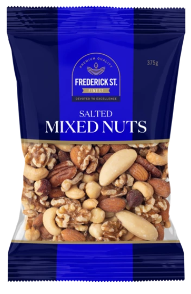 Frederick St Finest Salted Mixed Nuts 375g