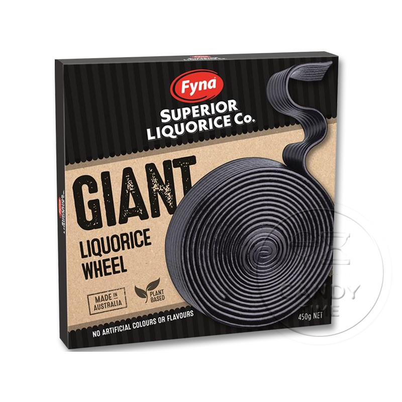 Fyna GIANT Liquorice Wheel 450g