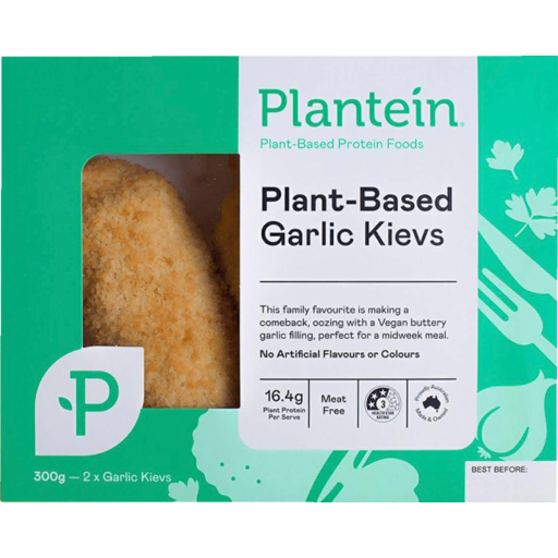 Plantein Garlic Kievs Plant Based 300g