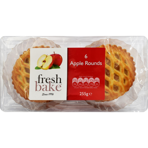Fresh Bake Apple Lattice Rounds 255g