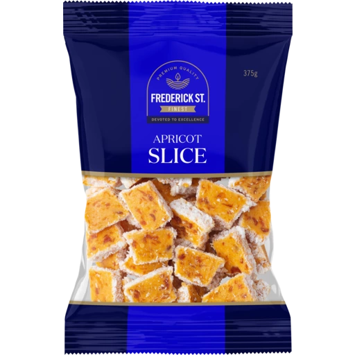 Frederick St Finest Apricot Slice 375g