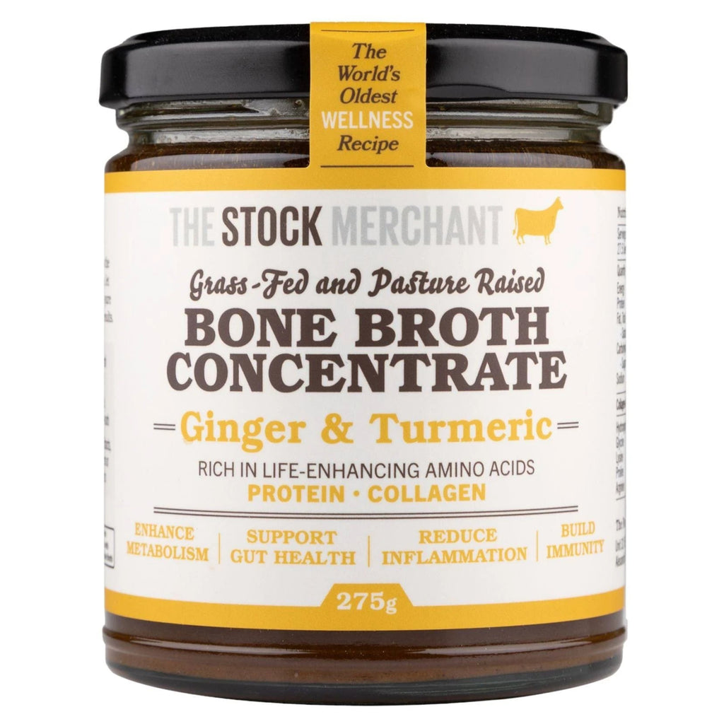 The Stock Merchant Bone Broth Concentrate Ginger & Turmeric 275g