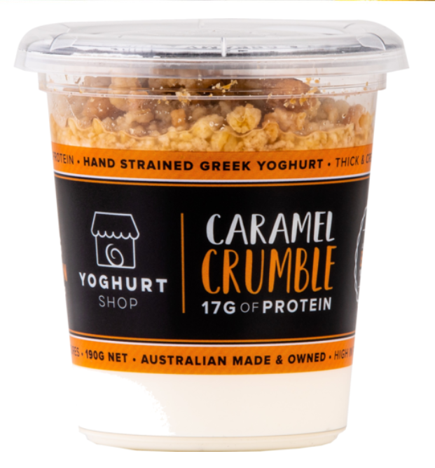The Yoghurt Shop Caramel Crumble 190g
