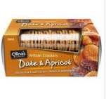 Olina's Date & Apricot Crackers 100g