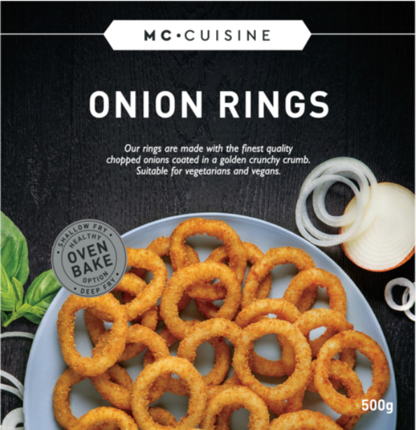 MC Cuisine Onion Rings 500g