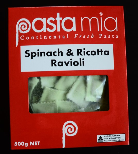 Pasta Mia Spinach & Ricotta Ravioli 500g