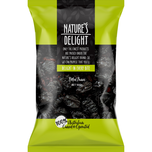 Nature's Delight Pitted Prunes 500g