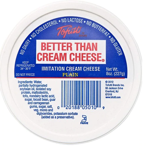Toffutti Plain Cream Cheese 275g